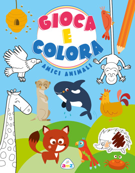 Amici animali. Gioca e colora